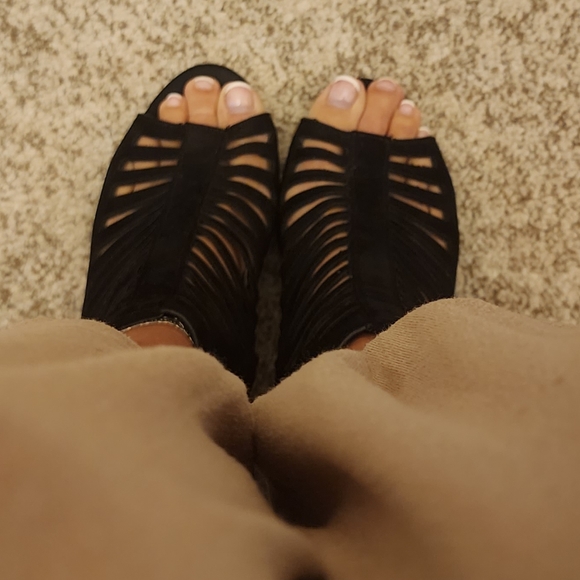 Strappy Heeled Booties - Picture 2 of 11